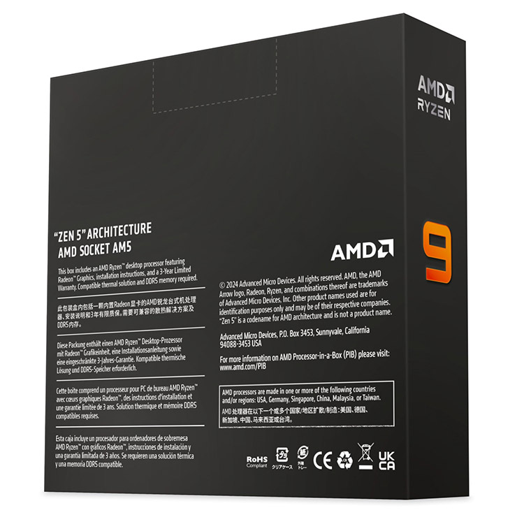 خرید پردازنده AMD Ryzen 9 9950X3D